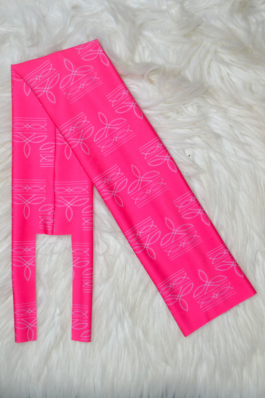 Pink Boot Tail Bag