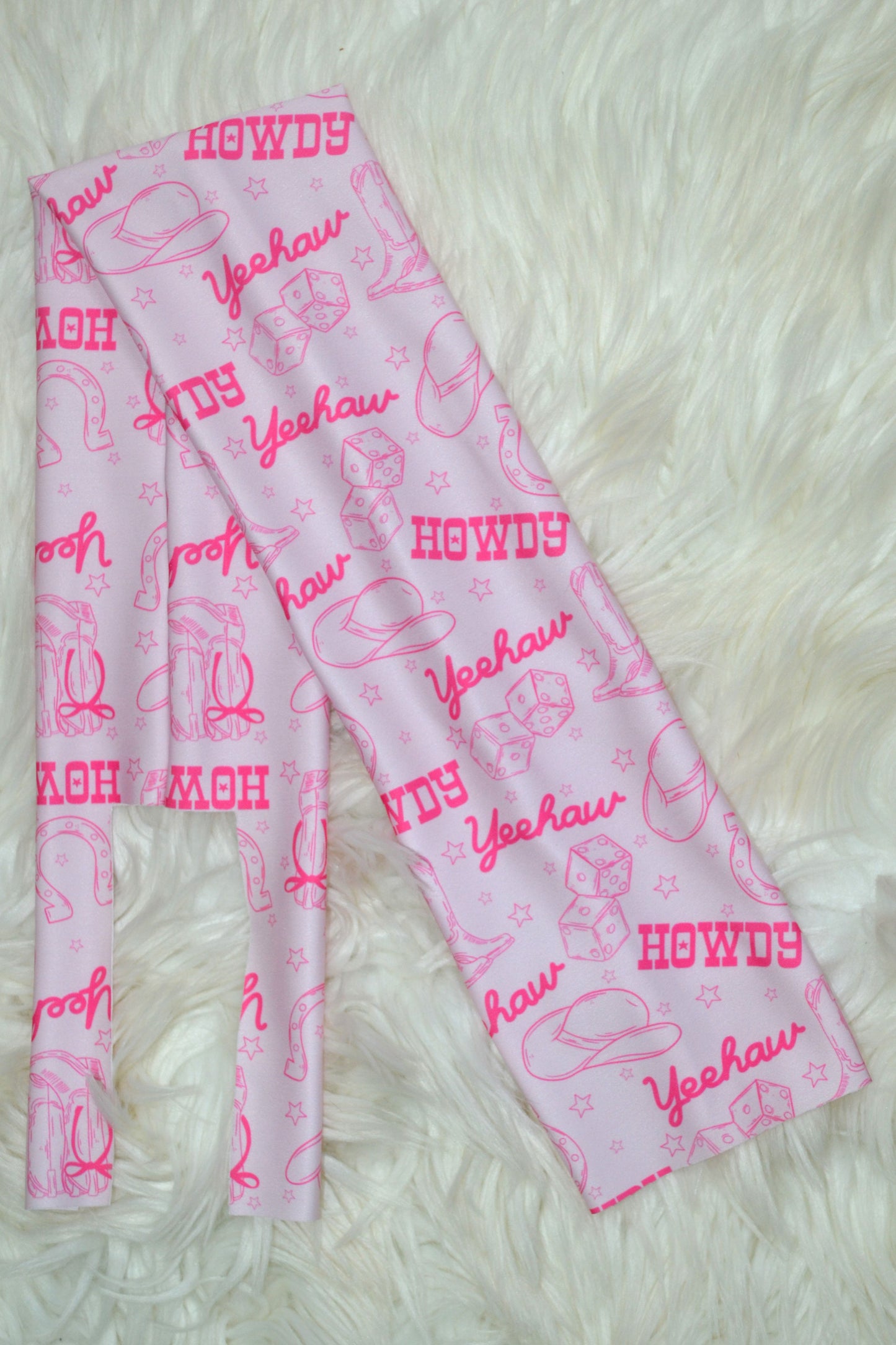 Pink Yee Haw Howdy Tail Bag