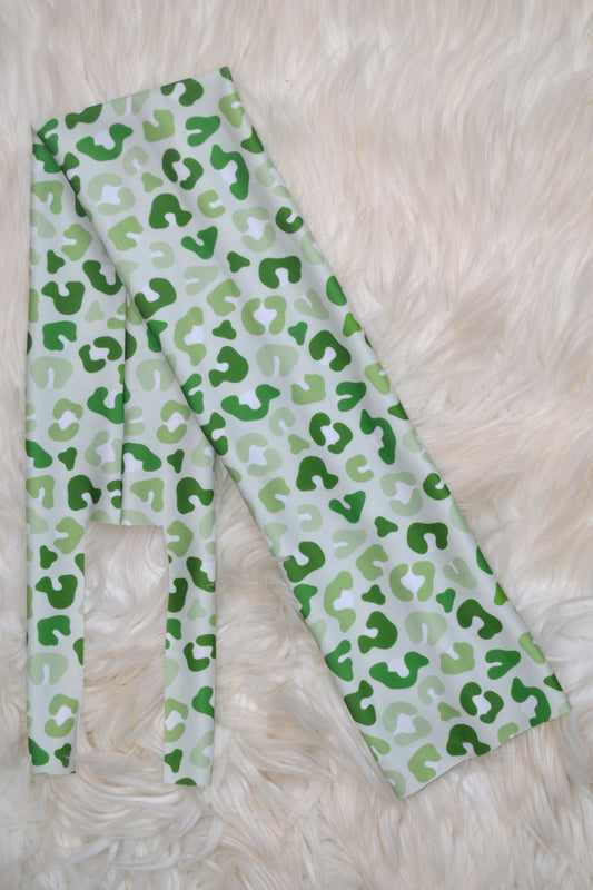 Green Cheetah Tail Bag