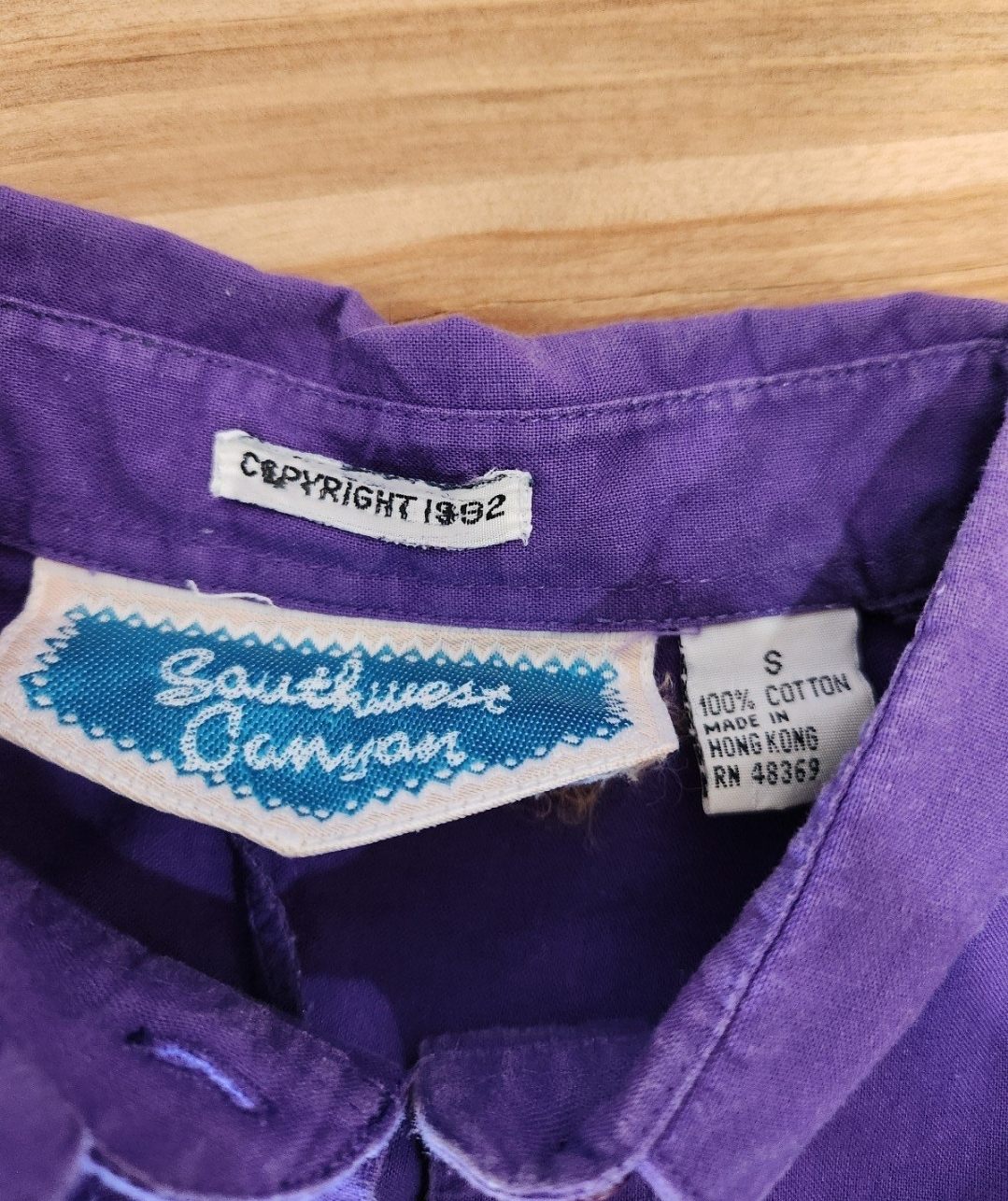 Vintage 1992 Southwest Canyon Woman's Rodeo Shirt