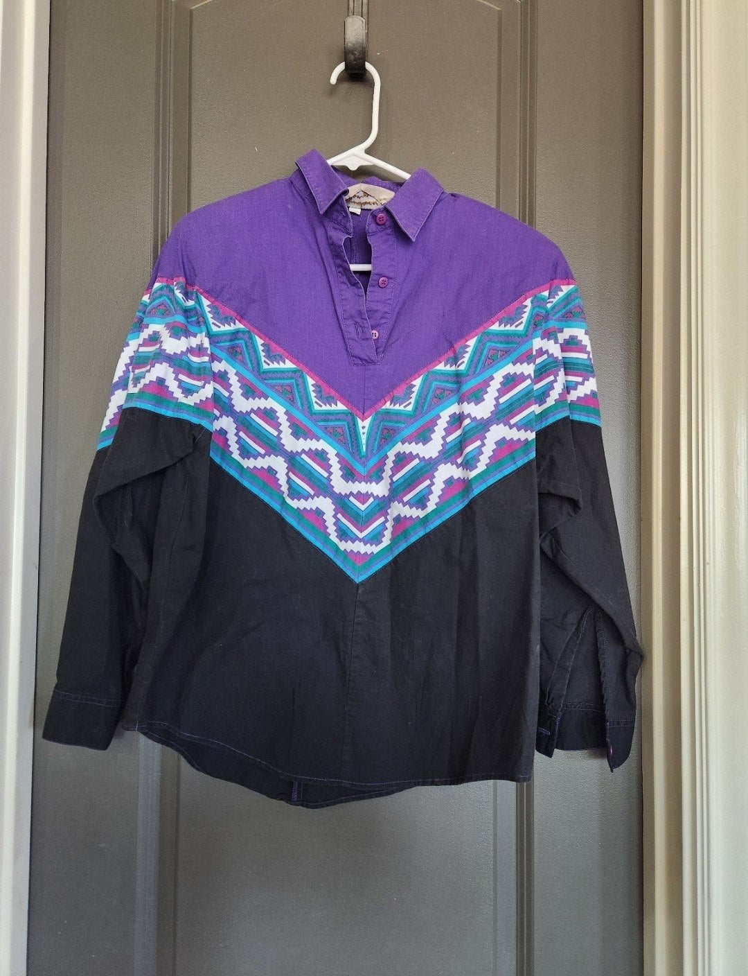 Vintage 1992 Southwest Canyon Woman's Rodeo Shirt