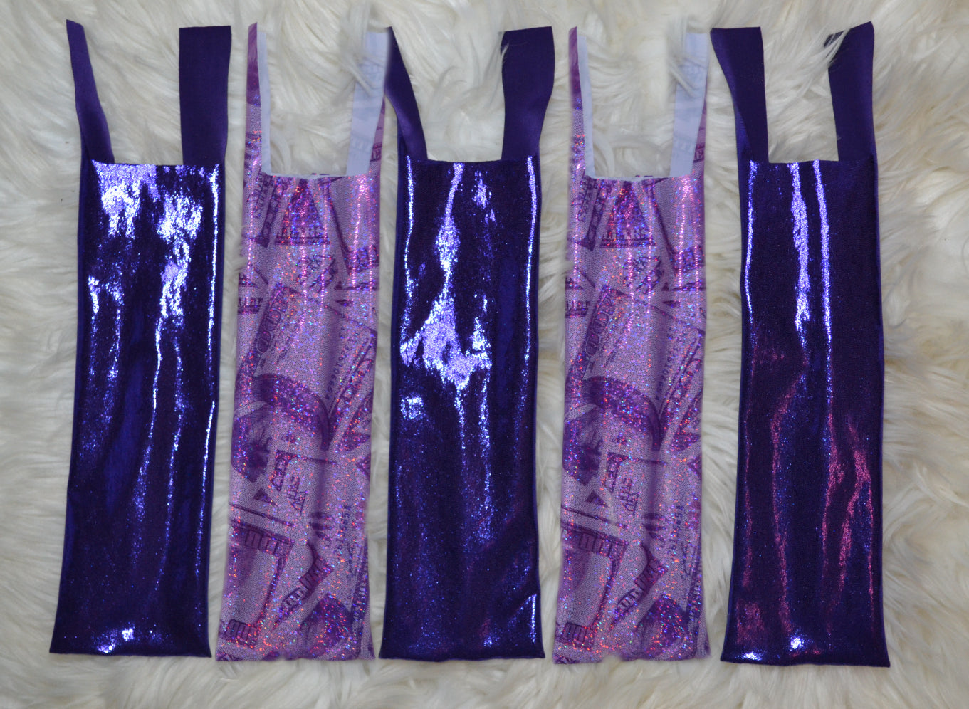 Purple Money X Purple Shimmer Mane Bags Set of 5