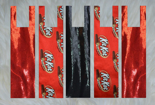 The Kat X Red Sparkle Shimmer X Black Sparkle Shimmer Mane Bags Set of 5