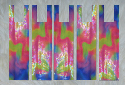 Neon Swirl Sparkle Shimmer Mane Bags Set of 5 or 6