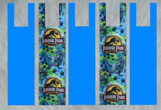 Velociraptor X Solid Blue Teal Mane Bags Set of 5