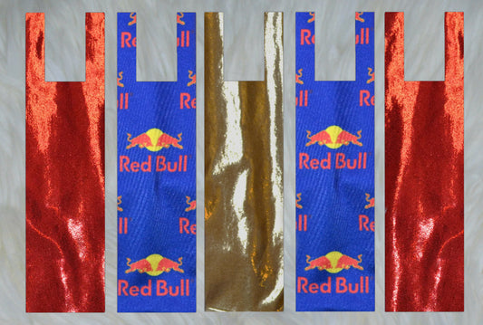 OG Wings X Red Sparkle Shimmer X Gold Sparkle Shimmer Mane Bags Set of 5