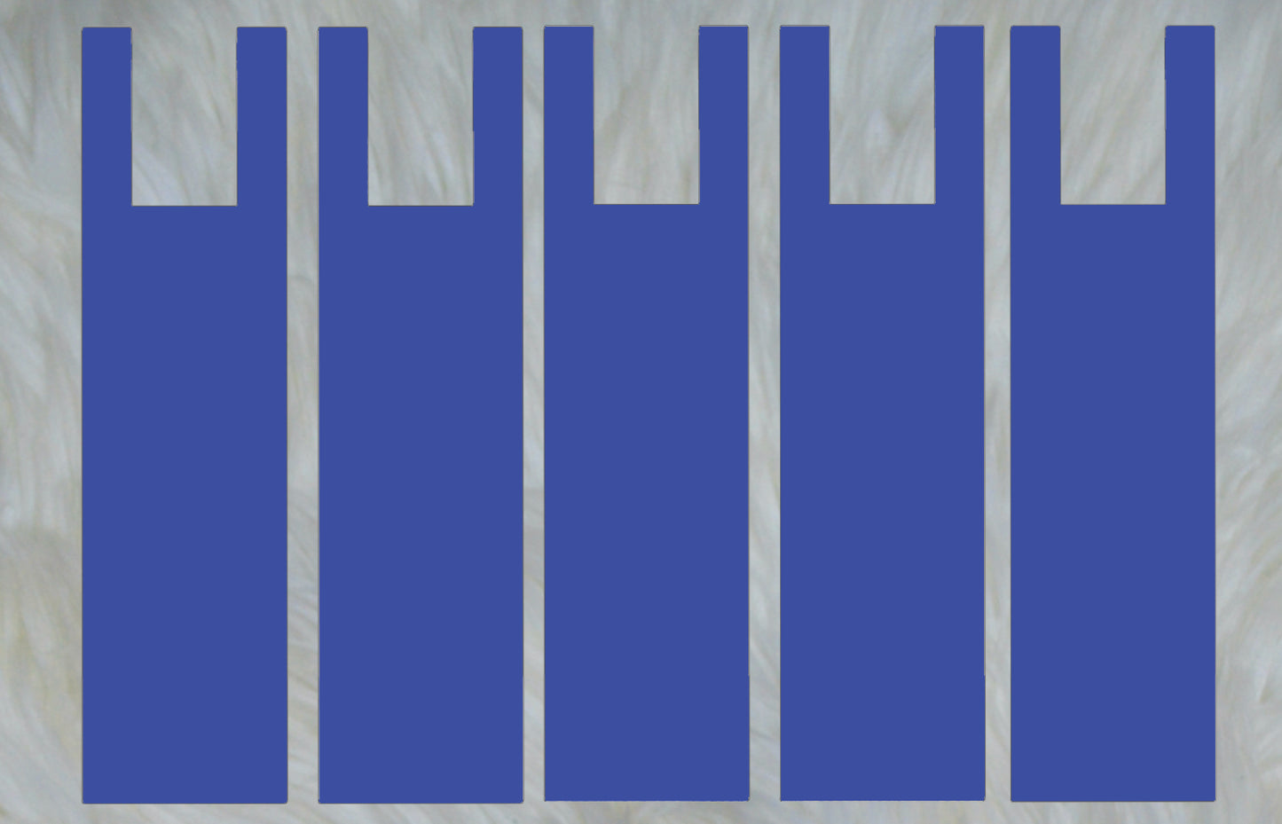 Solid Royal Blue Mane Bags Set of 5 or 6