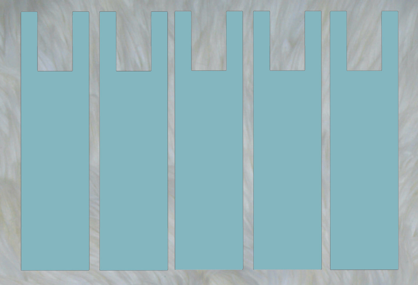 Solid Mint Teal Mane Bags Set of 5 or 6