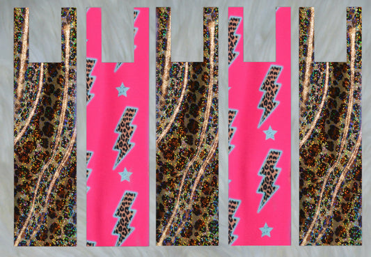 Cheetah Lightning X Cheetah Holographic Mane Bags Set of 5