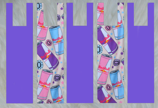 Cowgirl Wings X Solid Dark Purple Mane Bags Set of 5