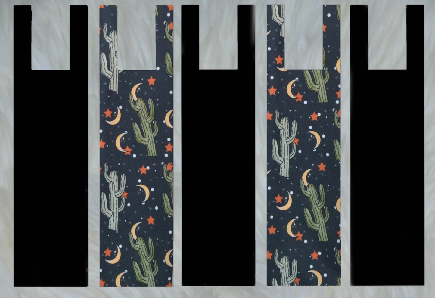 Midnight Cactus X Solid Black Mane Bags Set of 5