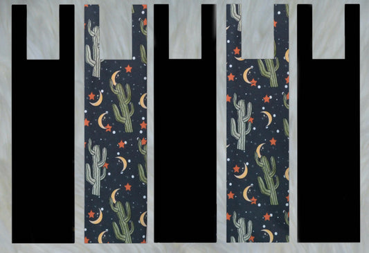 Midnight Cactus X Solid Black Mane Bags Set of 5