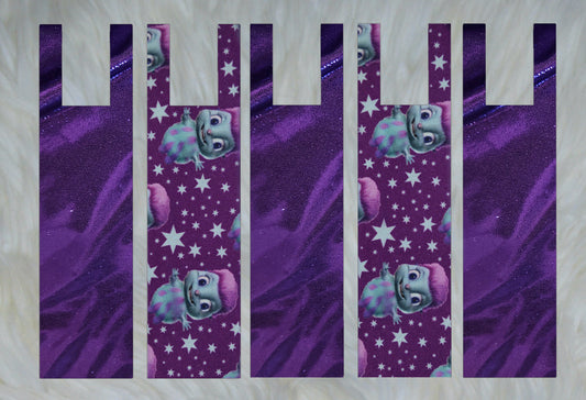 Bibble X Purple Sparkle Shimmer Mane Bags Set of 5