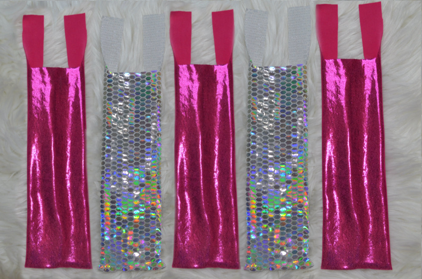 Unicorn Eliza and Pink Sparkle Shimmer Mane Bags Set of 5