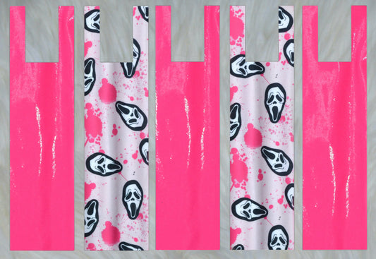 Pink Scary Guy X Neon Pink Sparkle Shimmer Mane Bags Set of 5