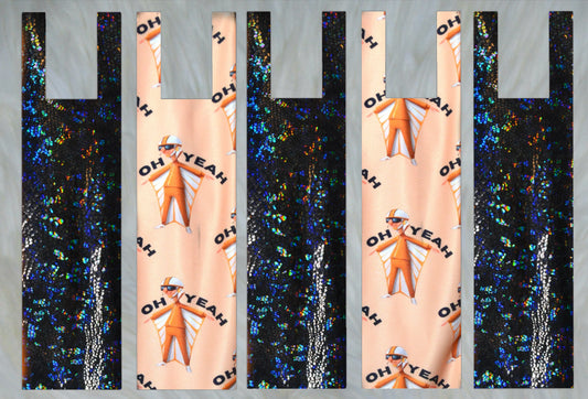 Yeah X Black Holographic Mane Bags Set of 5