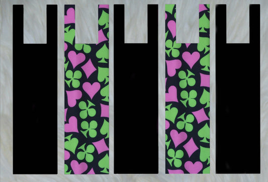 Neon Gambler X Solid Black Mane Bags Set of 5