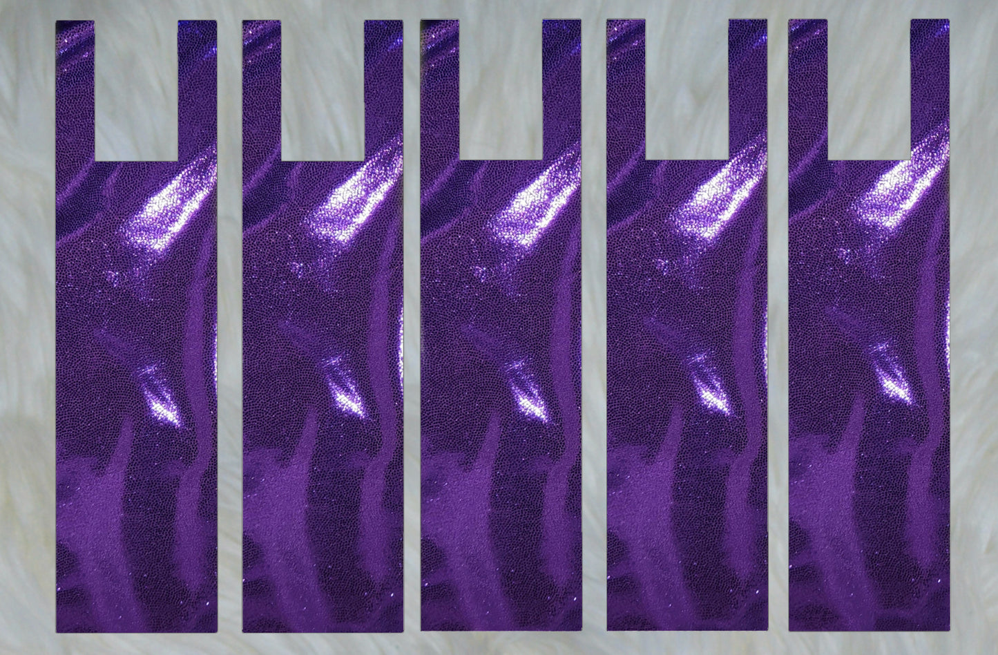Purple Sparkle Shimmer Mane Bags Set of 5 or 6