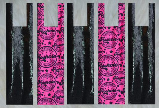 Certified Asshole X Black Sparkle Shimmer Mane Bags Set of 5