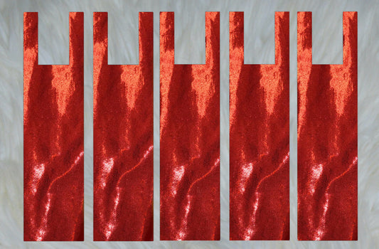 Red Sparkle Shimmer Mane Bags Set of 5 or 6