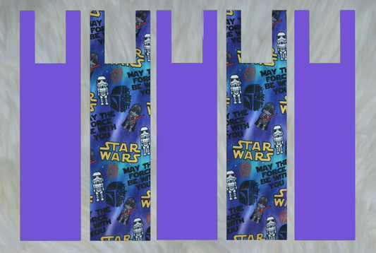 May the Force X Solid Dark Purple Mane Bags Set of 5