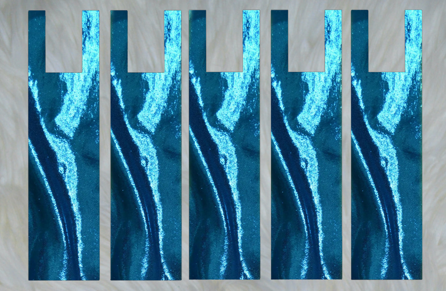 Blue Sparkle Shimmer Mane Bags Set of 5 or 6