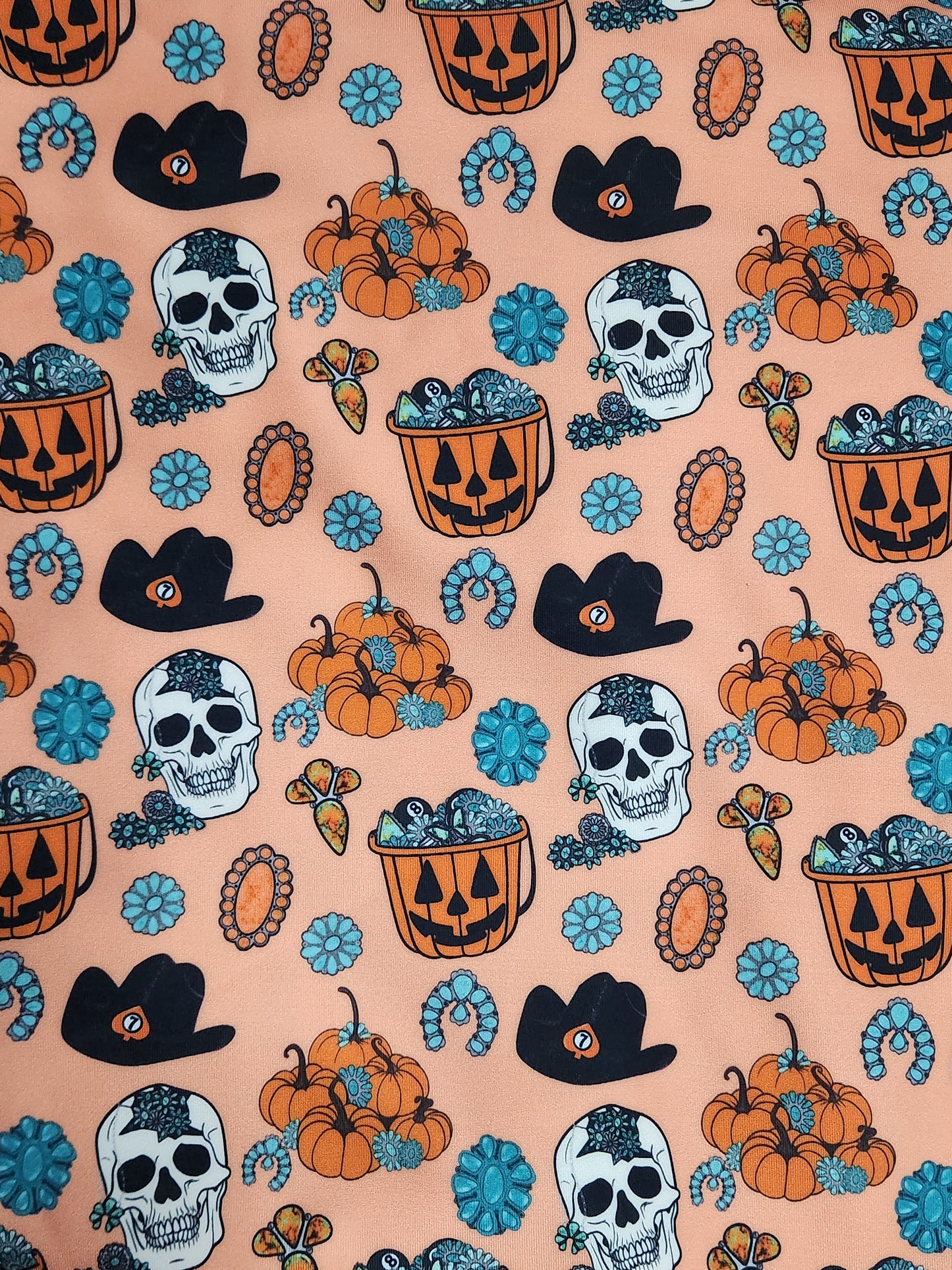 Western Orange Halloween Tail Bag
