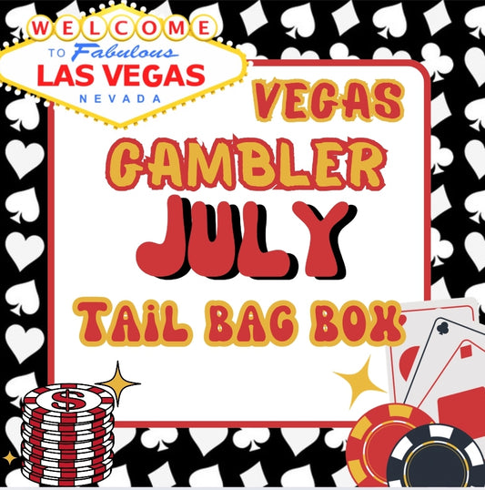 July Gambler Vegas Tail Bag Box