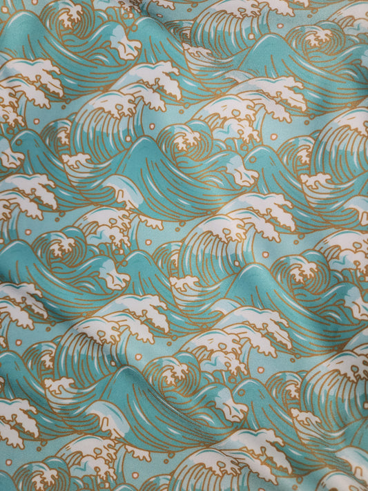 Ocean Waves Tail Bag