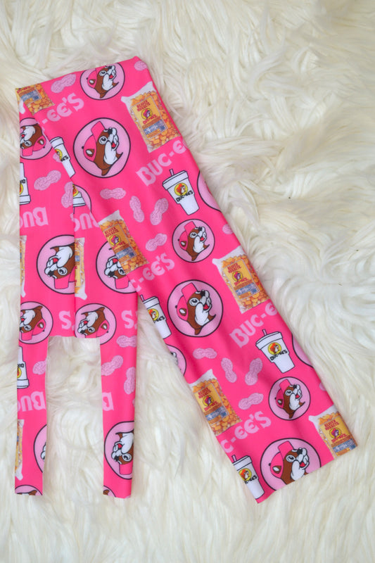Pink Beaver Tail Bag