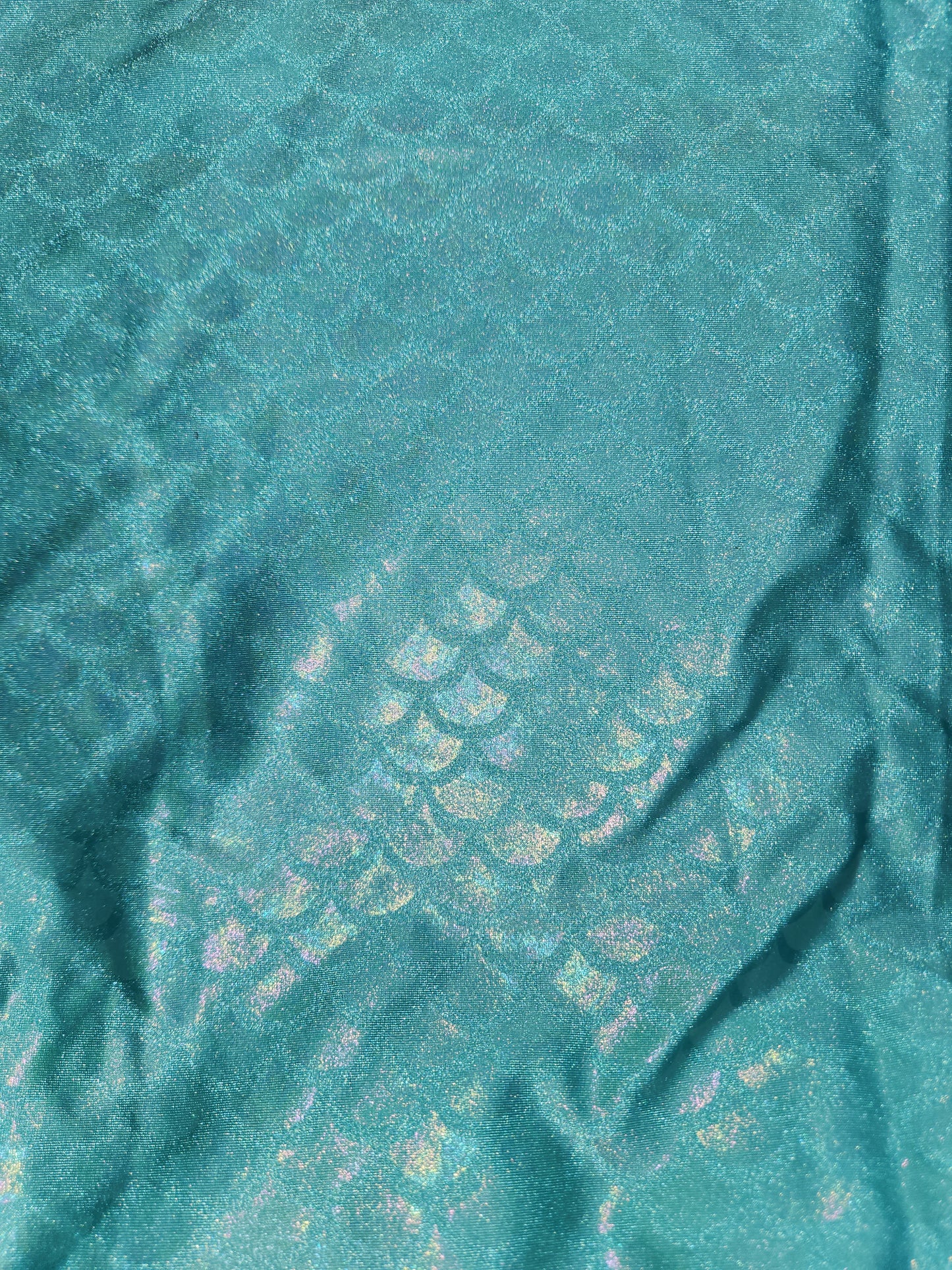 Teal Mermaid Tail Bag