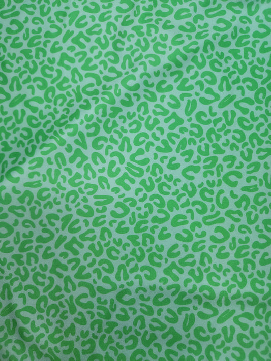 Green Cheetah Tail Bag