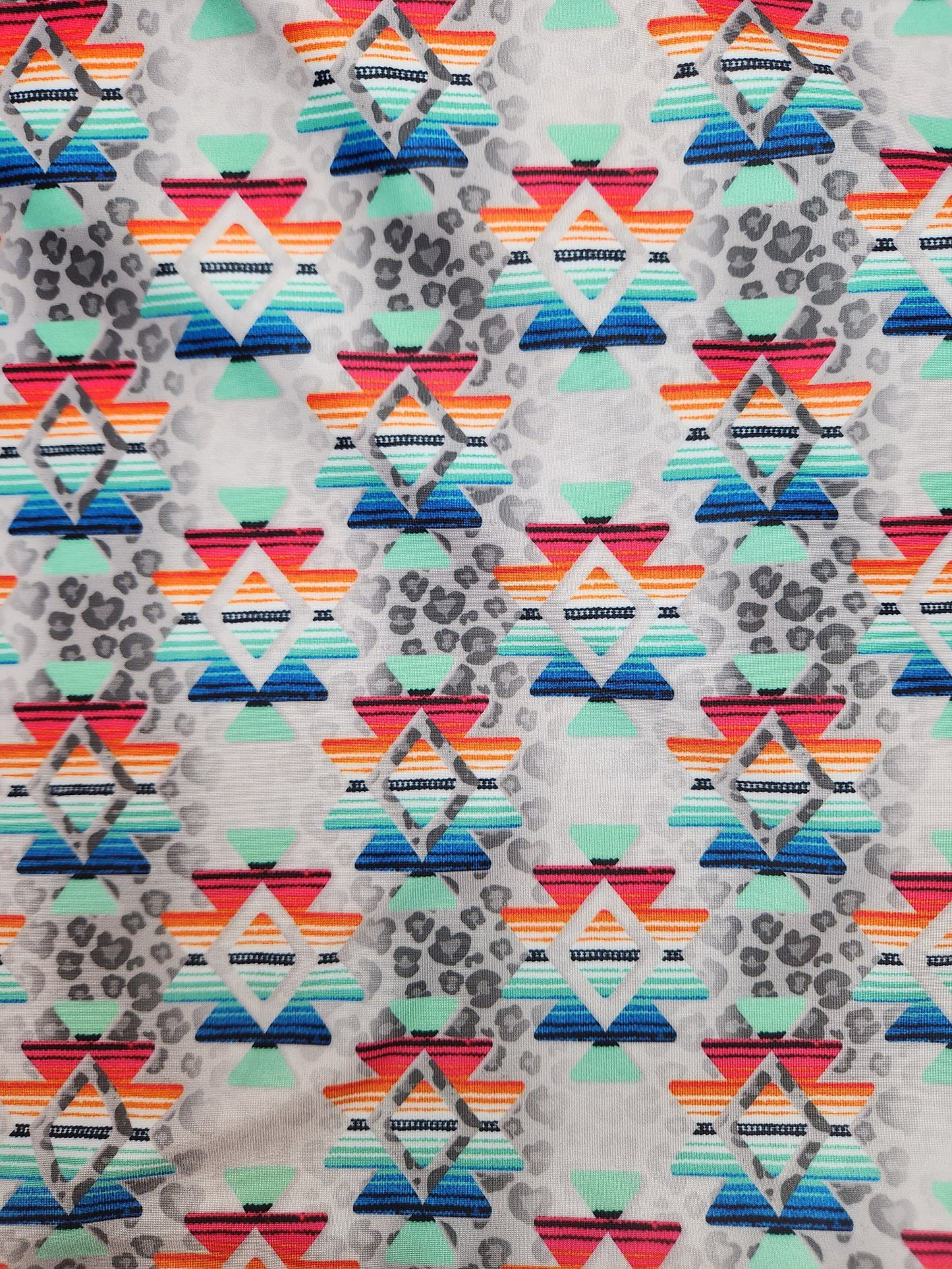 Serape Aztec on Cheetah Tail Bag