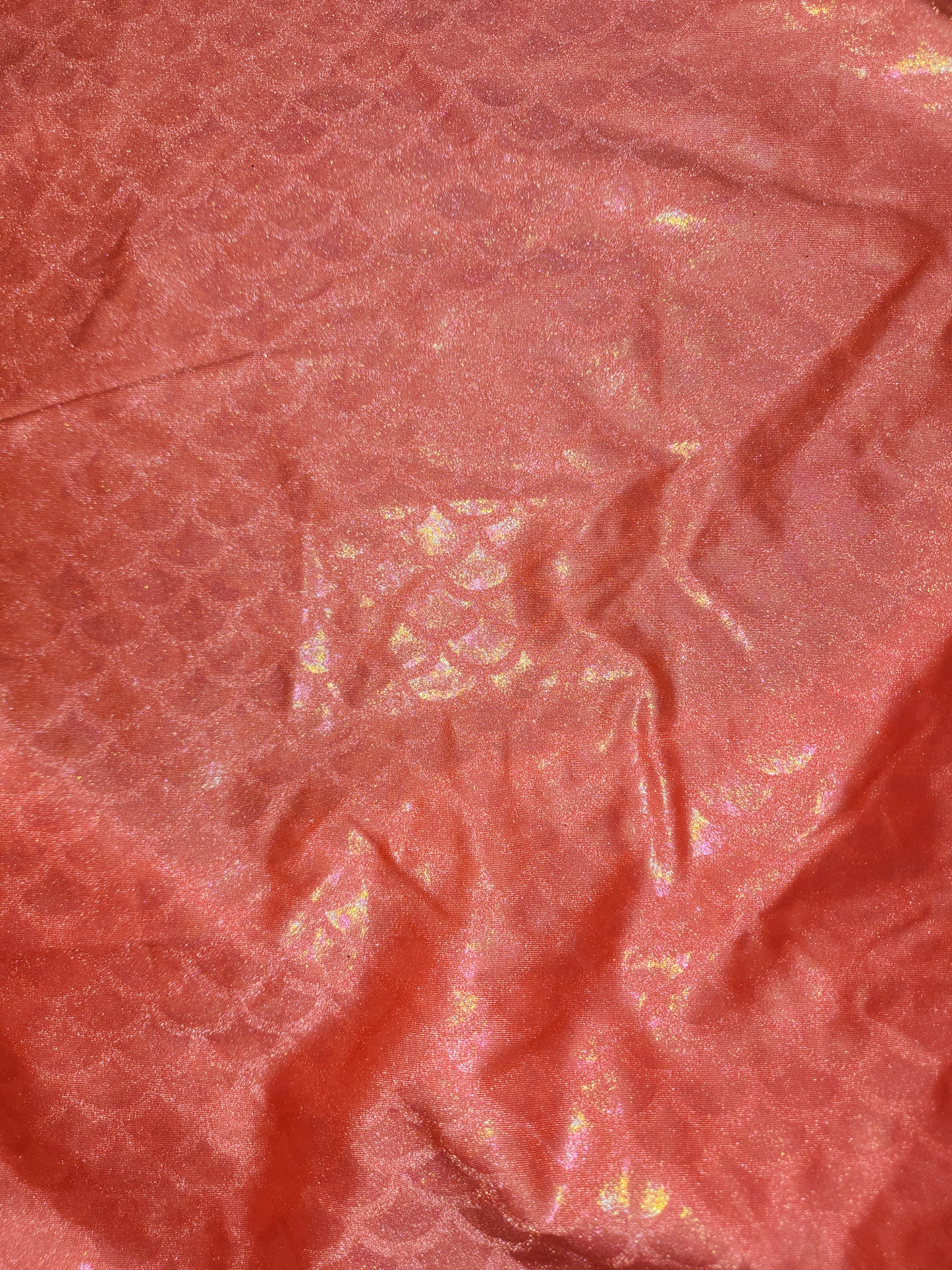 Coral Mermaid Tail Bag