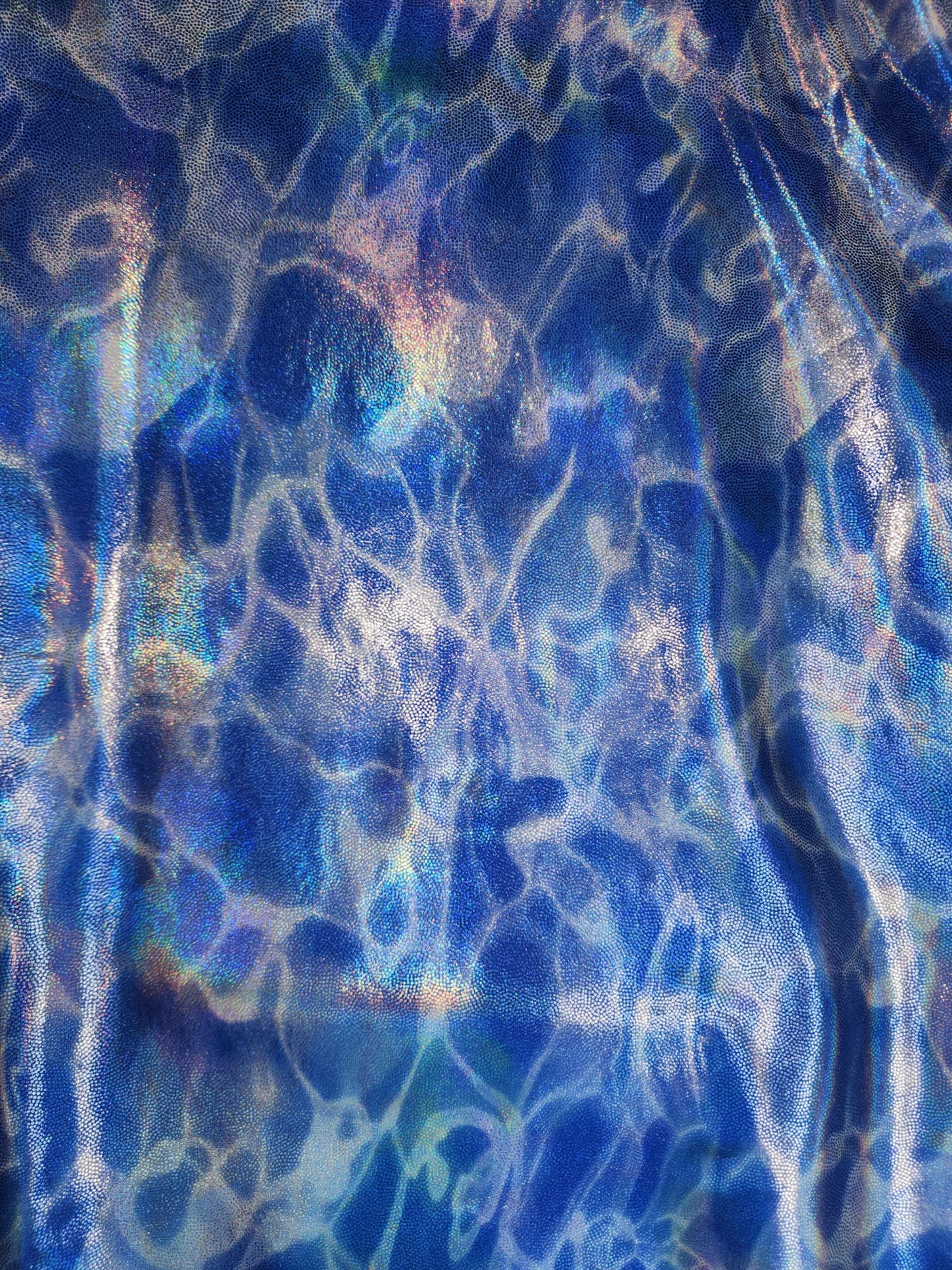 Blue Swirl Tail Bag Sparkle Shimmer