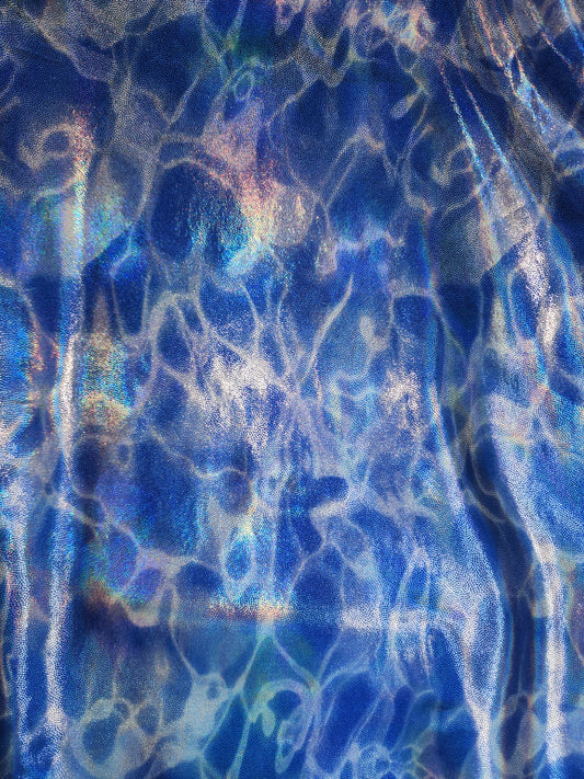 Blue Swirl Tail Bag Sparkle Shimmer