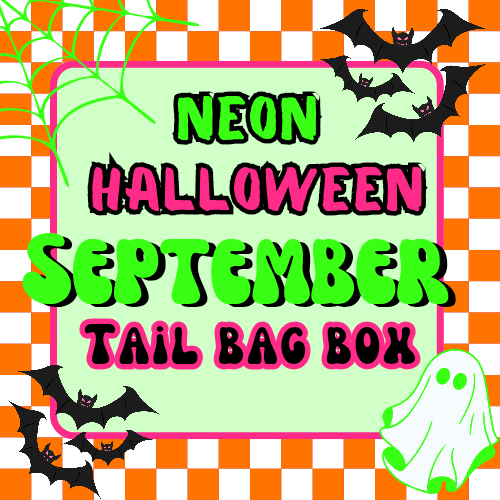 September Neon Halloween Tail Bag Box