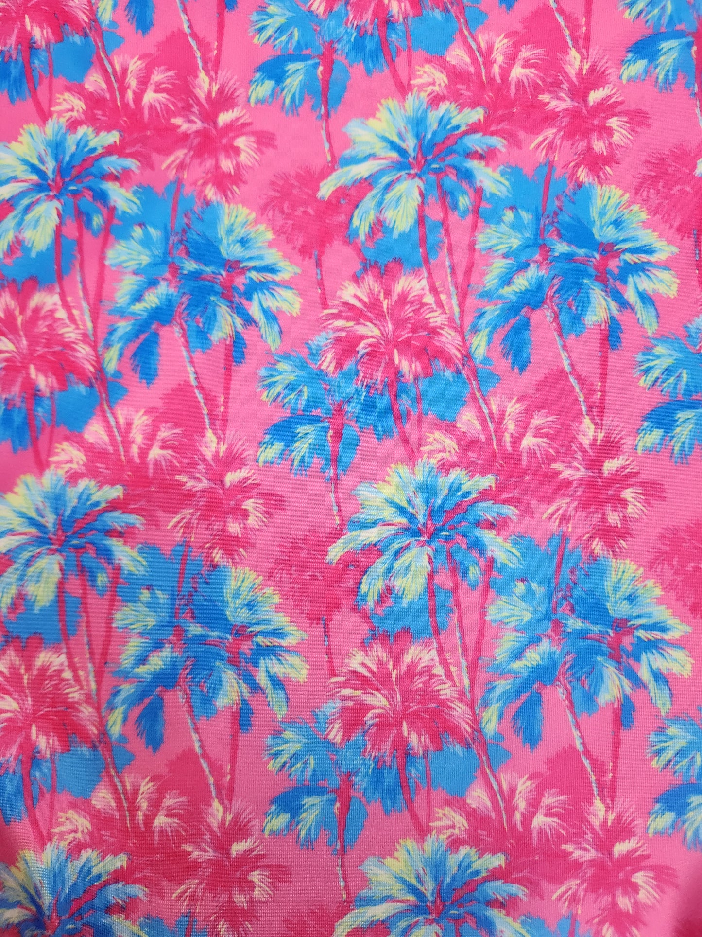Pink Palm Trees Tail Bag