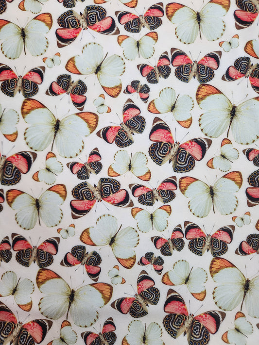 Neutral Butterflies Tail Bag
