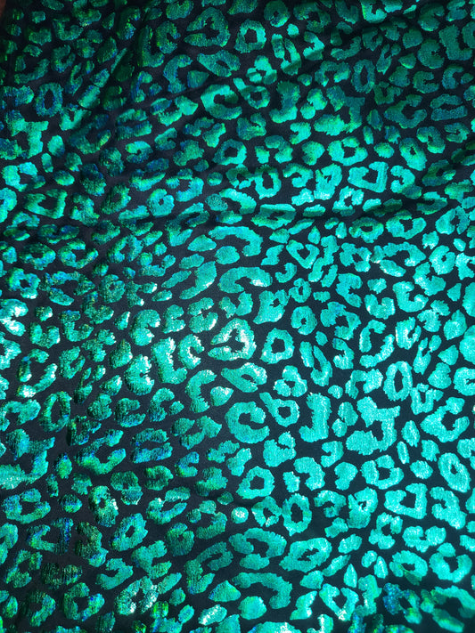 Green Cheetah Tail Bag