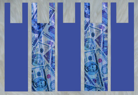 Blue Money X Solid Royal Blue Mane Bags Set of 5