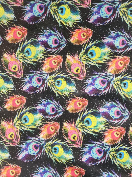 Neon Peacock Tail Bag