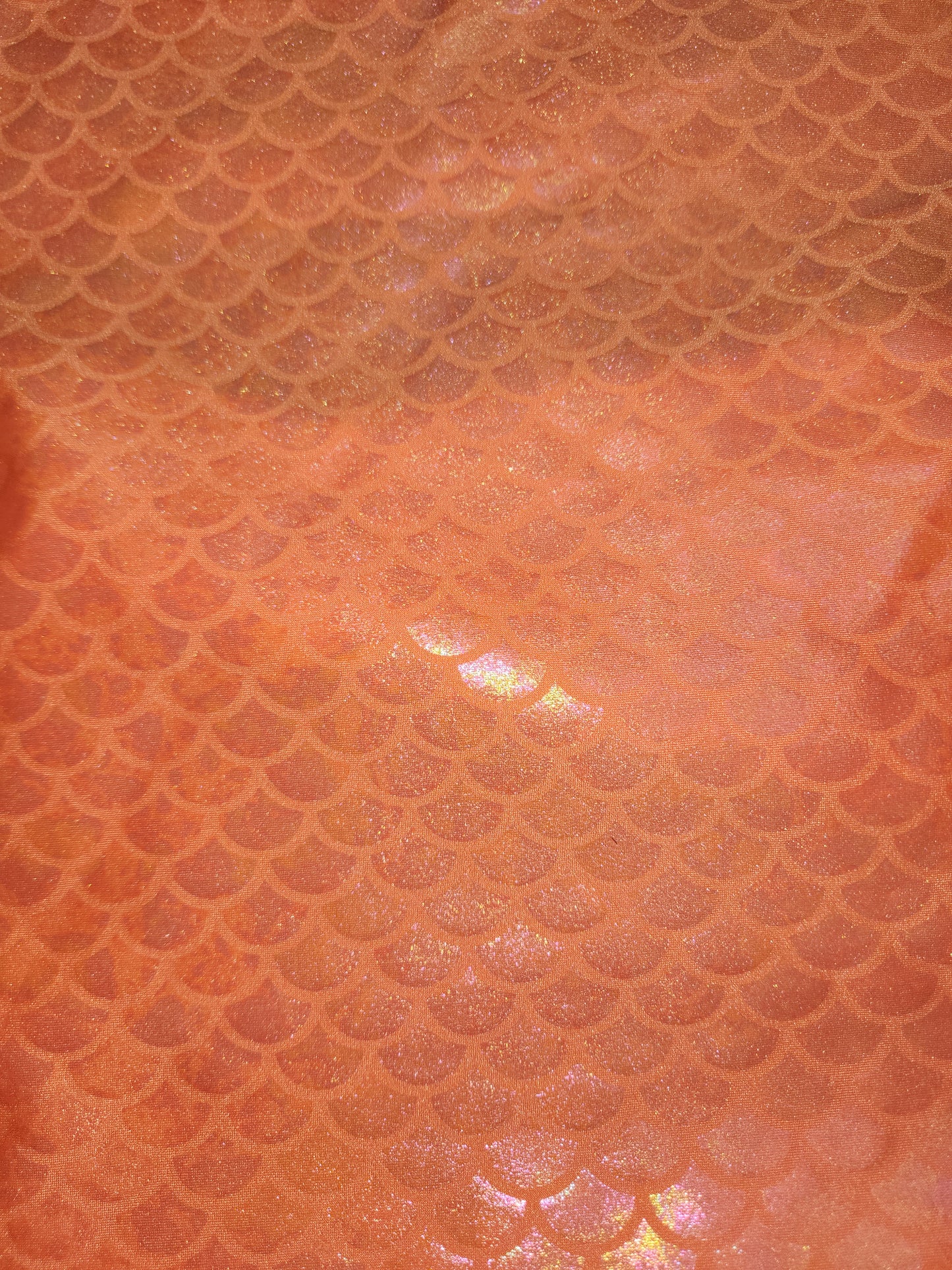 Orange Mermaid Tail Bag