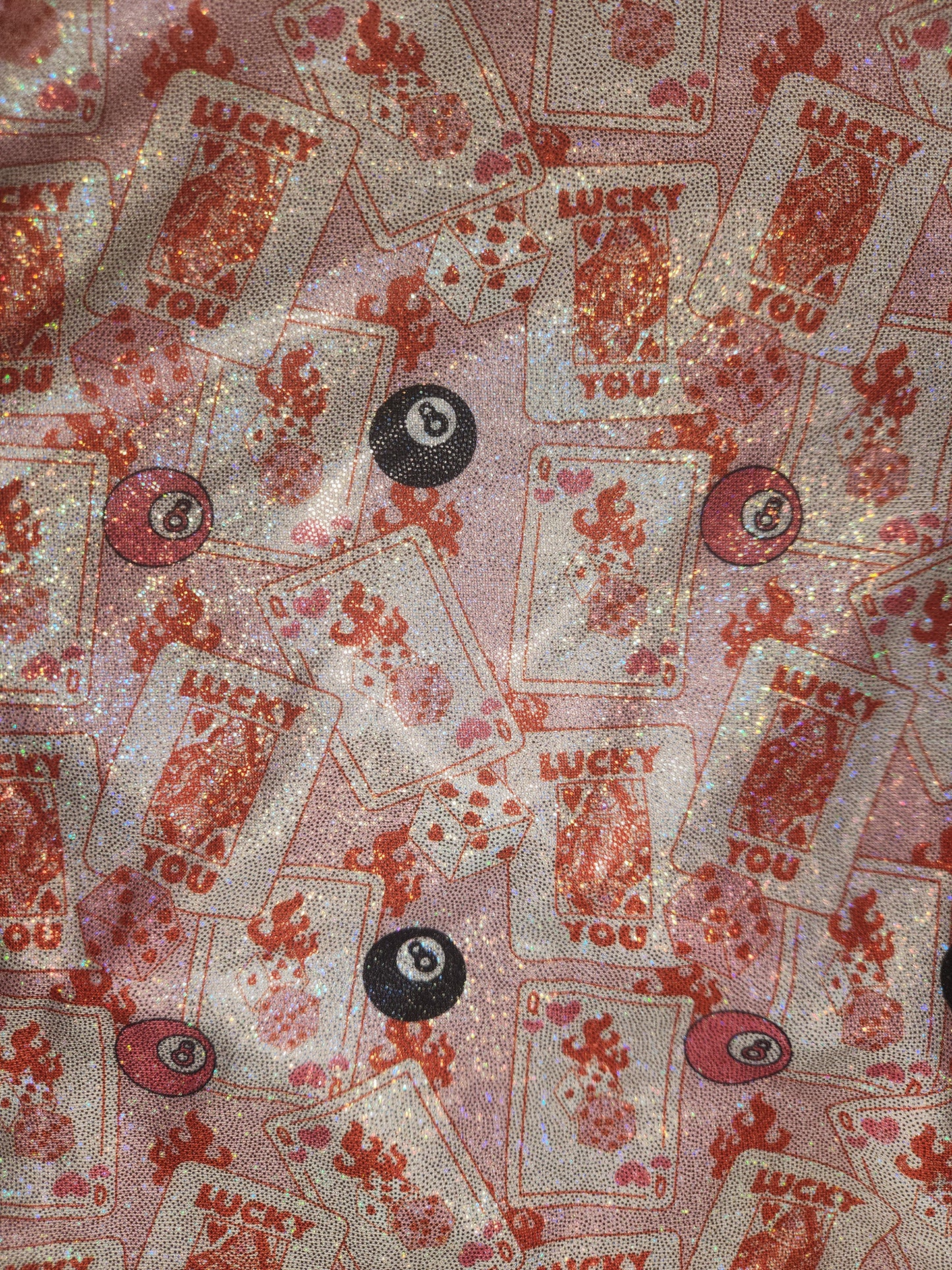 Pink Lucky You Tail Bag Holographic