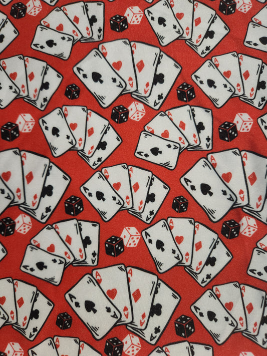Playing Cards Red Tail Bag