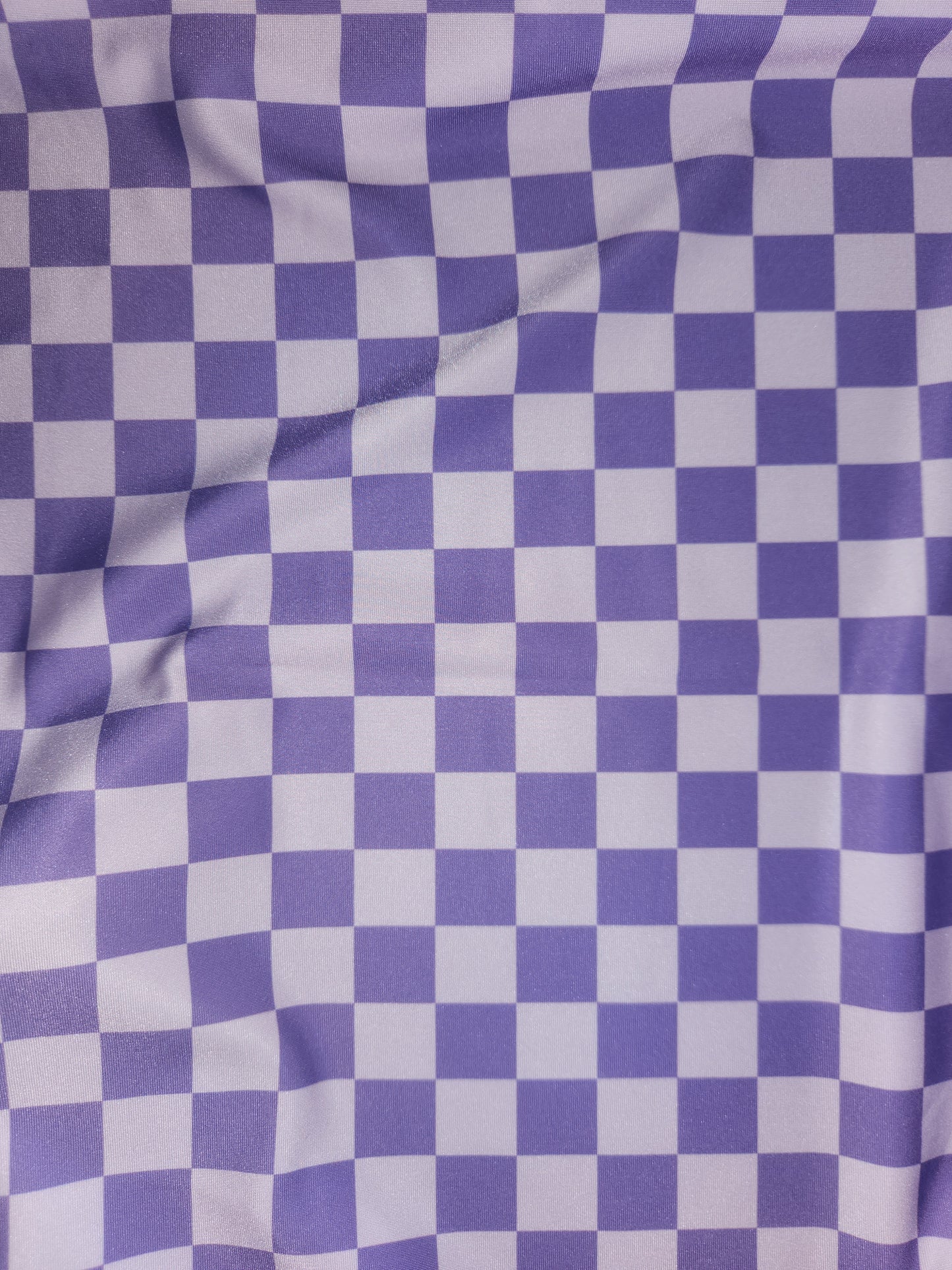 Lavender Checker Tail Bag