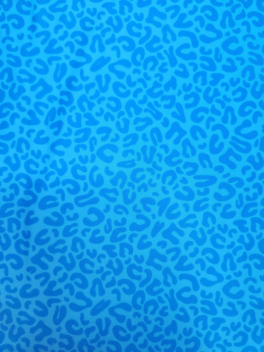 Blue Cheetah Tail Bag