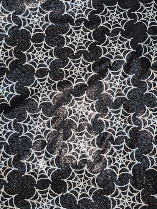 Black Spiderweb Holographic Tail Bag