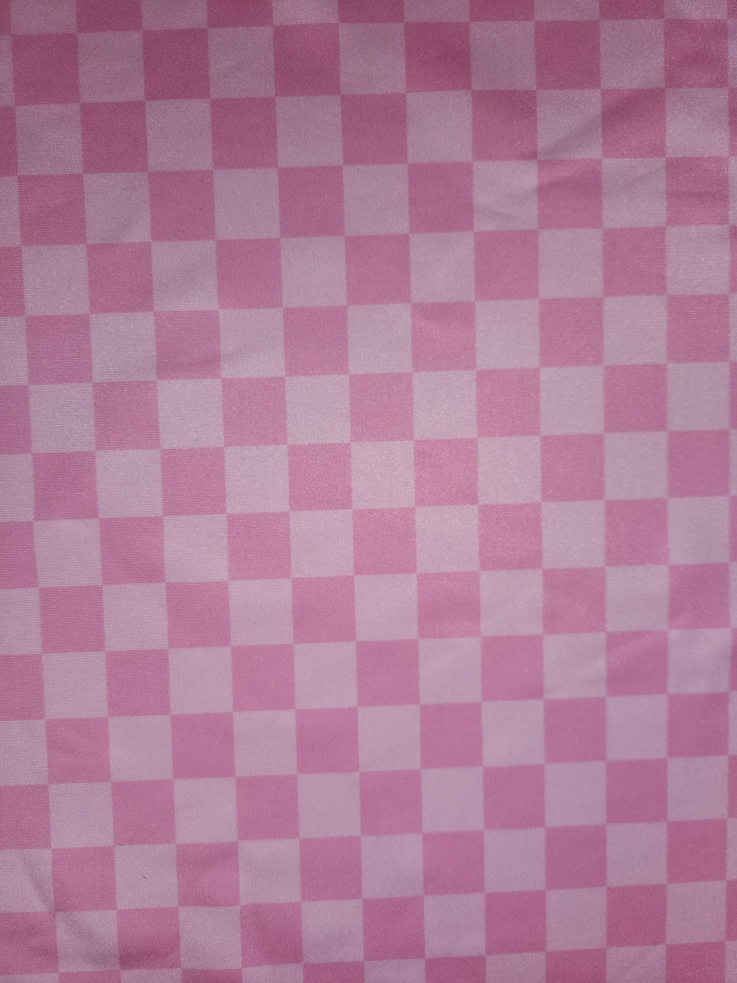 Pink Checker Tail Bag