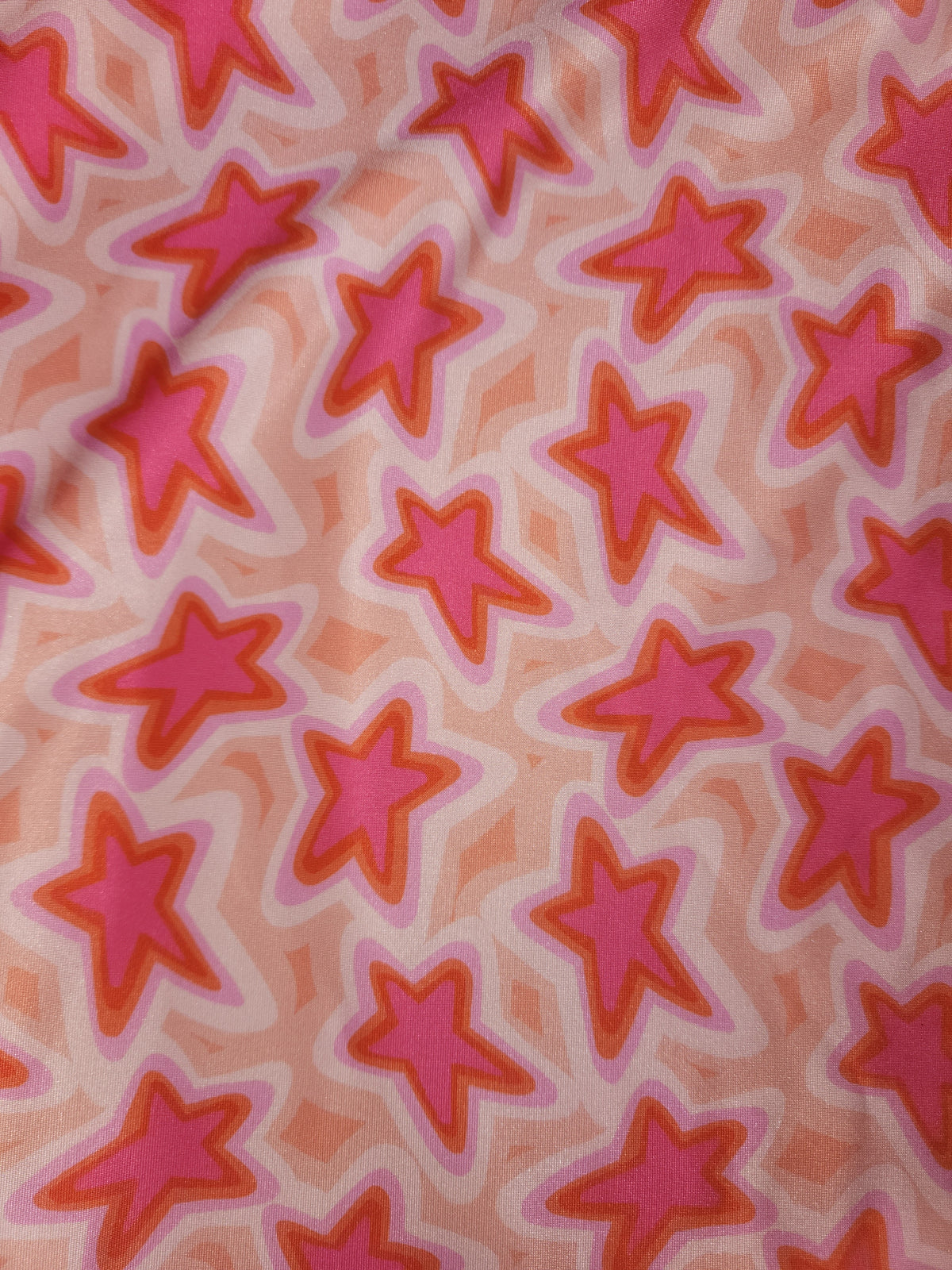 Pink Orange Stars Tail Bag